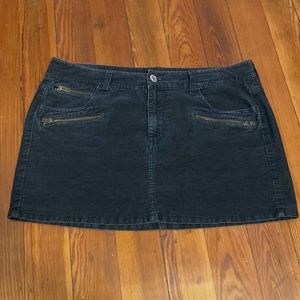 Black Denim skirt